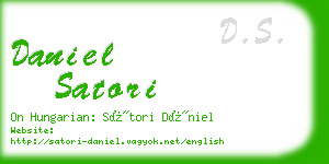 daniel satori business card